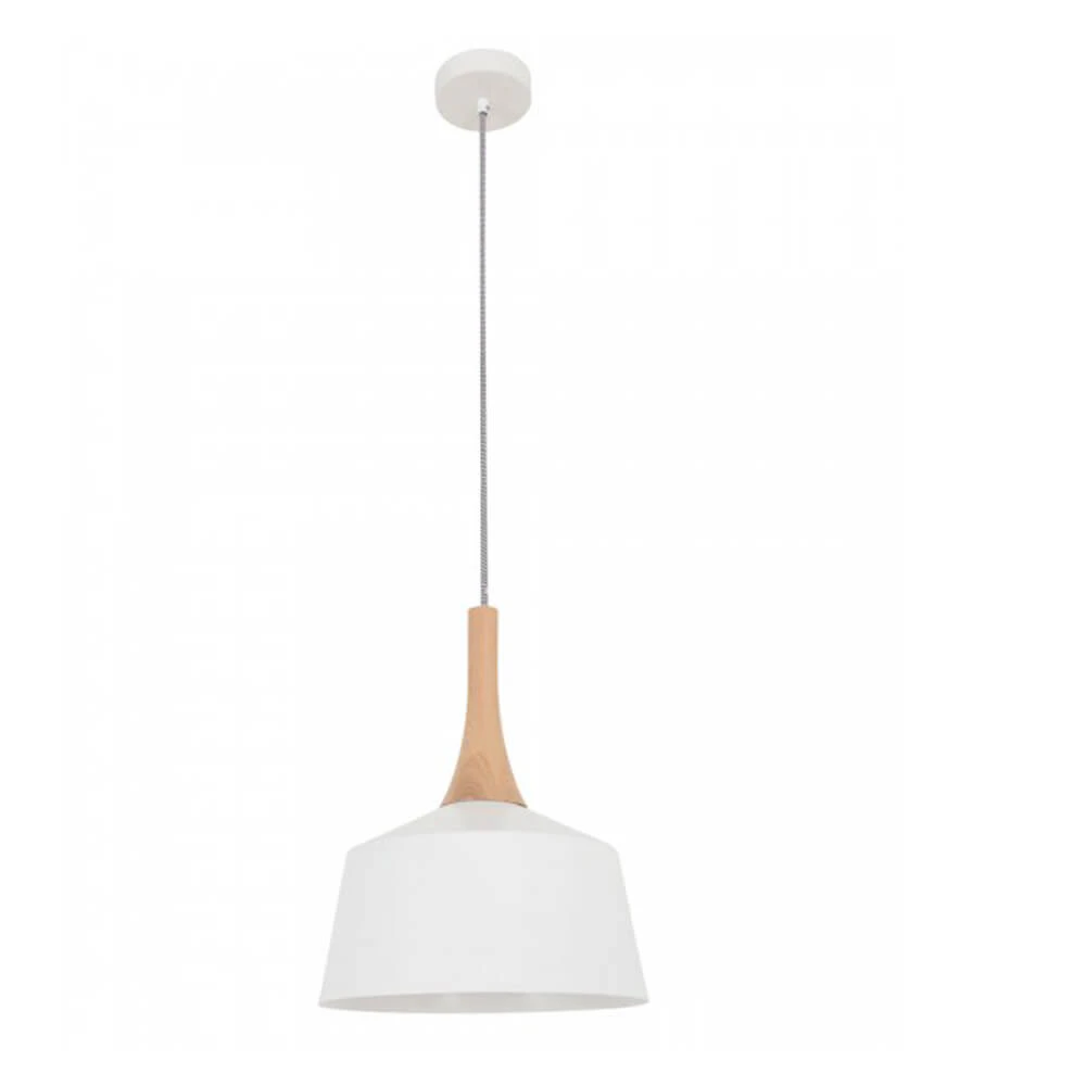 CLA LIGHTING Nordic Interior Dome Pendant Light - Matte White - 270mm