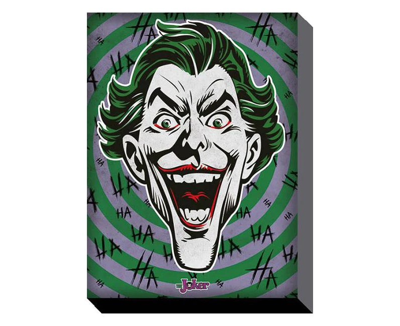 The Joker 60cm x 80cm Wall Art Canvas