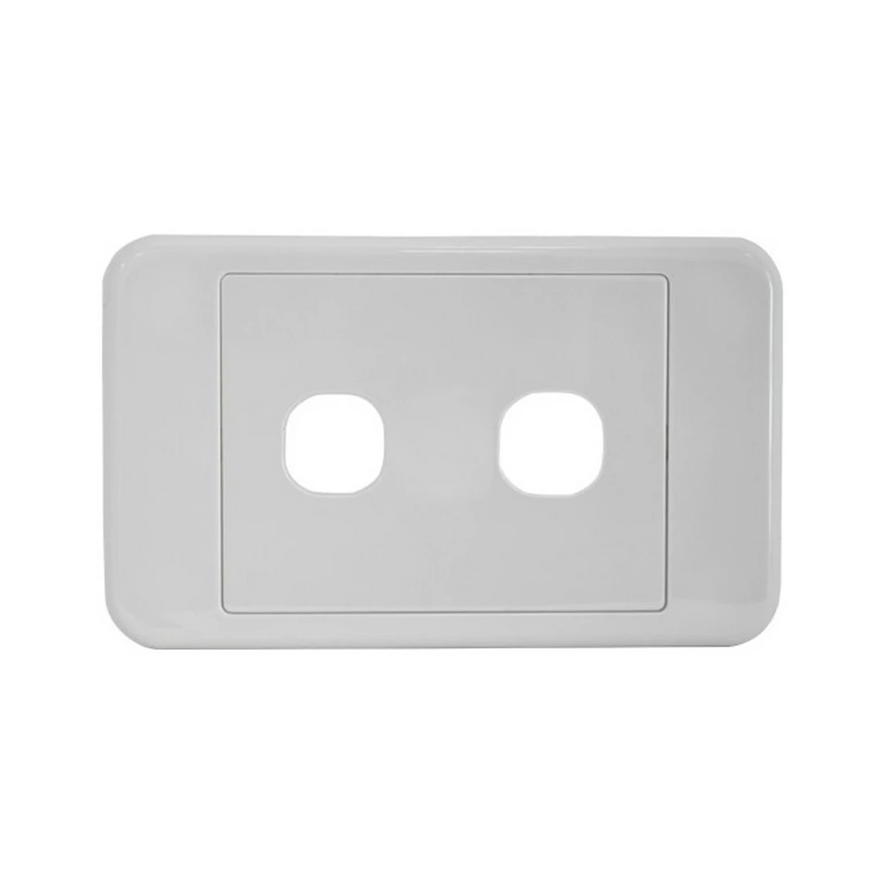 Pro.2 Gang 2 Wall Plate Suits Clipsal 2000