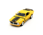 Maisto Licensed 1:24 Scale Ford Mustang Boss 302 1970 Diecast Model Car Yellow