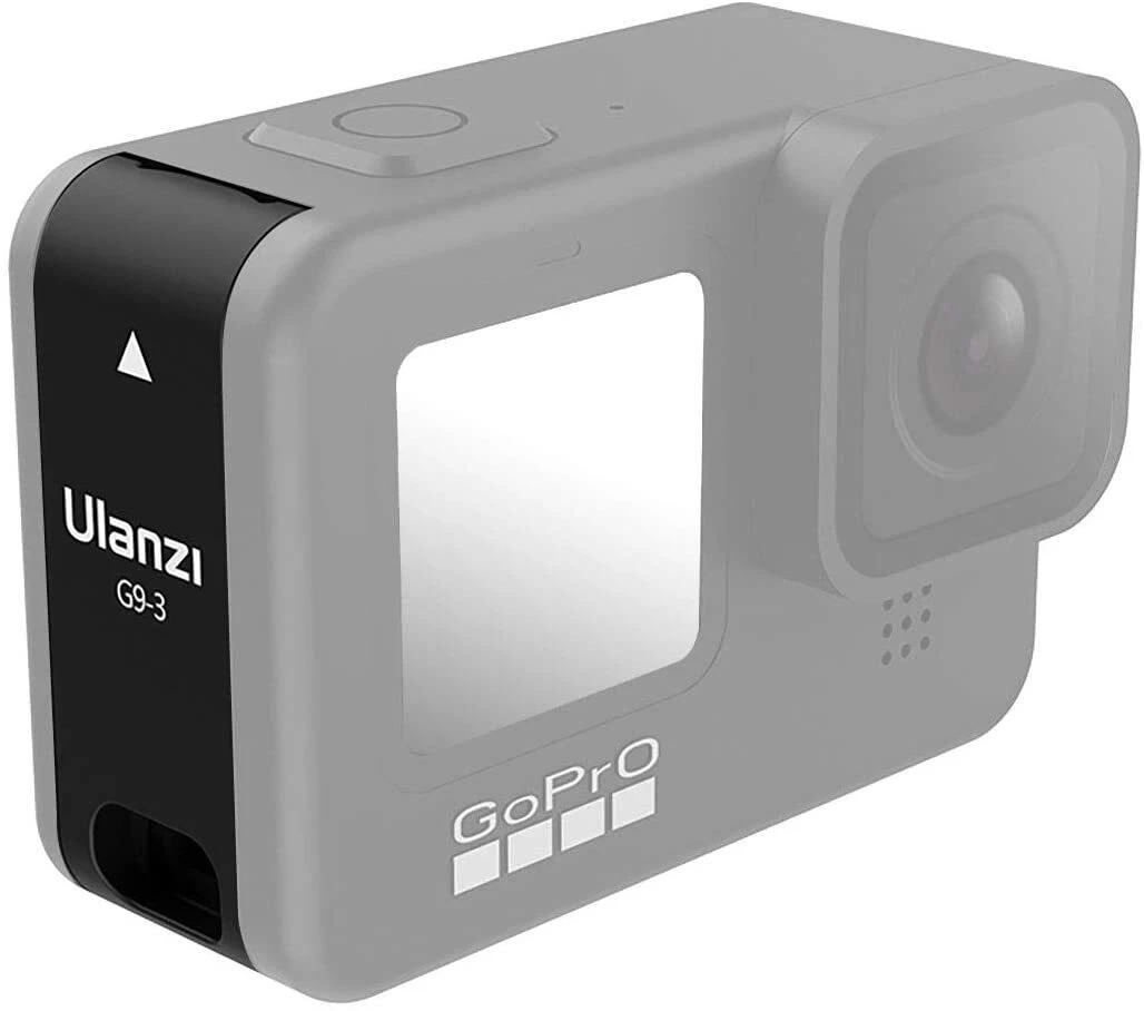 ULANZI G9-3 Plastic Open Door/Battery cover for GoPro HERO9/10/11 Black/12 | Allows Cable Entry to USB Port