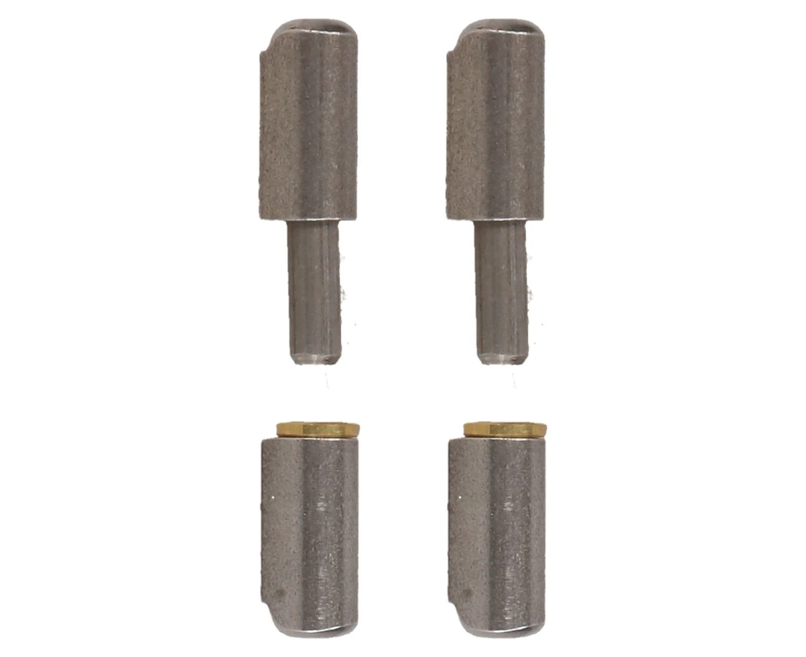 AB Tools Lift Off Bullet Hinge Weld On Brass Bush 8x40mm Heavy Duty Door Hatch 2PK