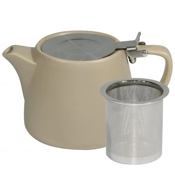 Brew-Harvest Stackable Matt Teapot 500Ml Ss Infuser/Lid