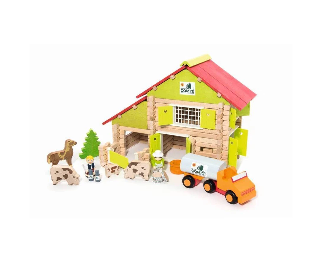 Farm - 180 Piece Wooden Construction Set