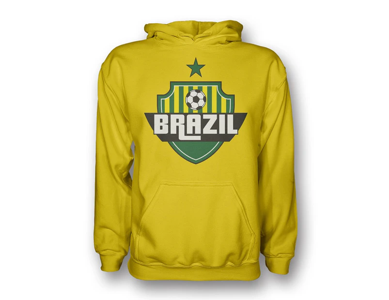 Brazil Country Logo Hoody (white)