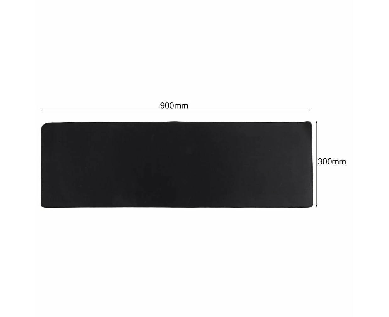 Mouse Pad Extended Gaming Large Big Size Desk Mat 90x40cm Black