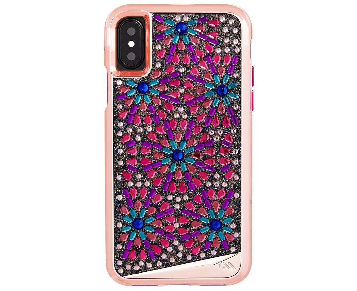 iPHONE XS/X CASEMATE BRILLIANCE TOUGH GENUINE CRYSTAL CASE - BROOCH