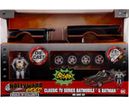 Batman (1966) - Batmobile with Batman Hollywood Rides 1/24th Scale Die-Cast Vehicle Replica Model Kit