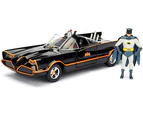 Batman (1966) - Batmobile with Batman Hollywood Rides 1/24th Scale Die-Cast Vehicle Replica Model Kit