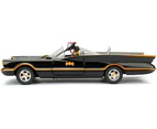 Batman (1966) - Batmobile with Batman Hollywood Rides 1/24th Scale Die-Cast Vehicle Replica Model Kit