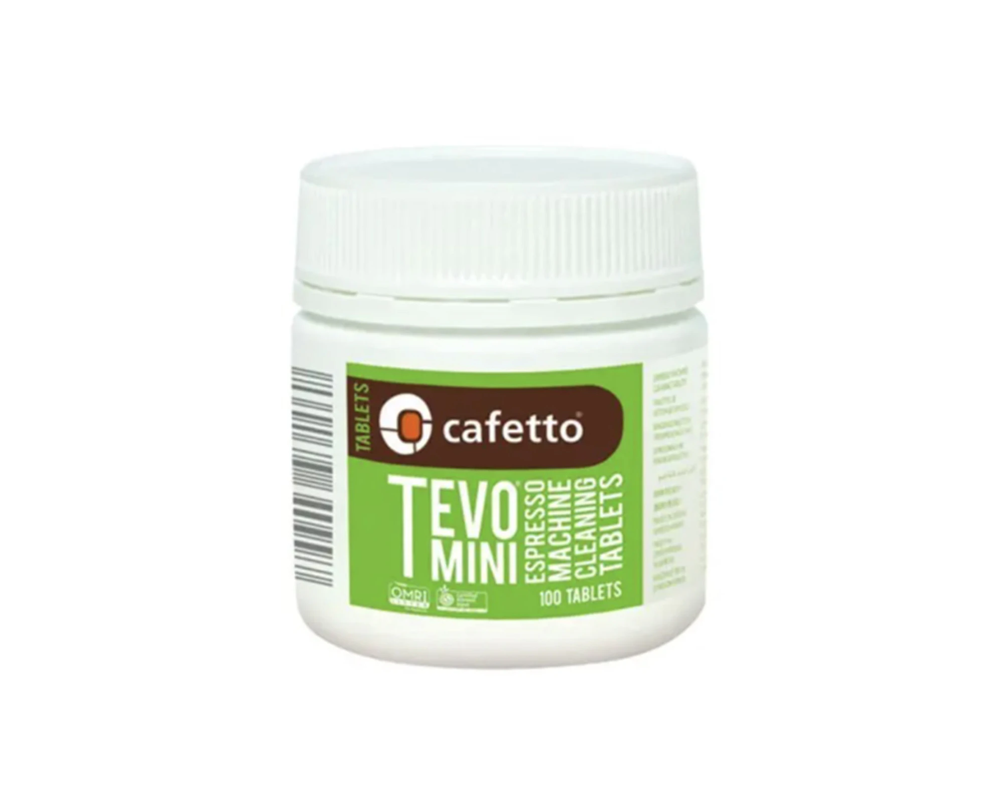 Cafetto Tevo Mini Organic Espresso Coffee Machine Group Cleaning Tablets : 100 Tablets