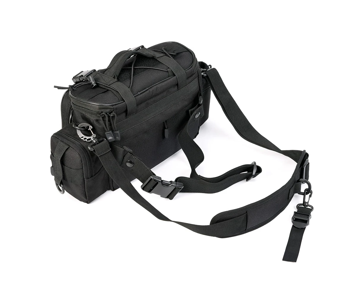 LEO Multifunctional Fishing Tackle Bag - Black