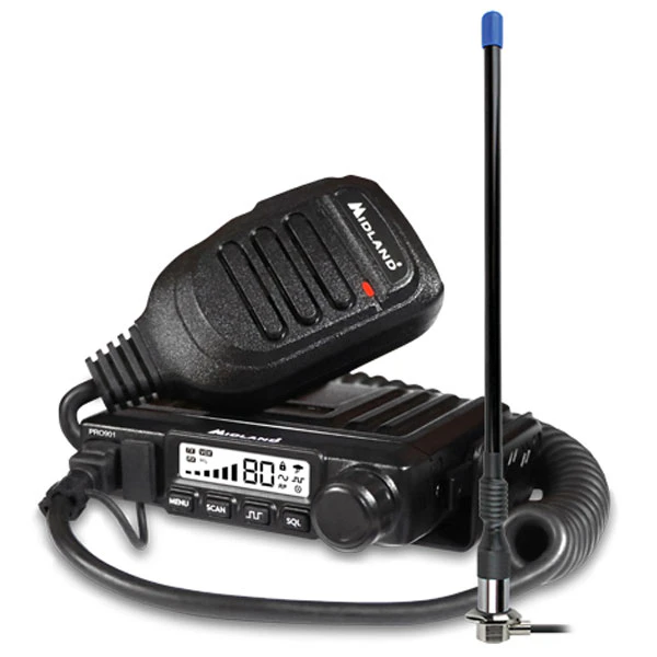 Midland Pro901 Mobile UHF Radio Machinery Pack