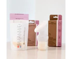 New Beginnings Maternity Silicone 100ml Manual Breast Pump Milk Suction Clear
