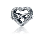 Endless love Heart charm