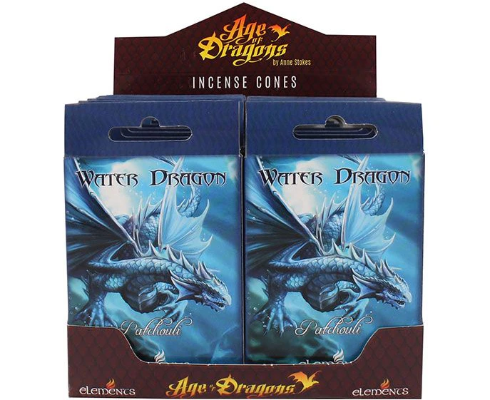 Water Dragon Incense Cones by Anne Stokes - 15 cones