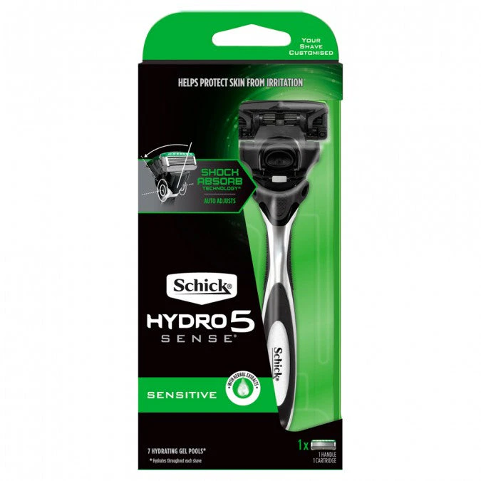 Schick Hydro 5 Sense Comfort Razor + 1 Blade