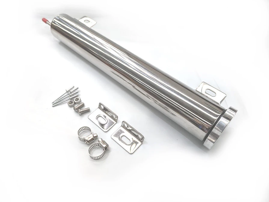 NAP Performance Polished Alloy Radiator Overflow Tank for Ford ZF ZG ZH Fairlane