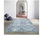 Mozaic Tiles Blue Designer Area Rug