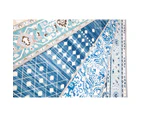 Mozaic Tiles Blue Designer Area Rug