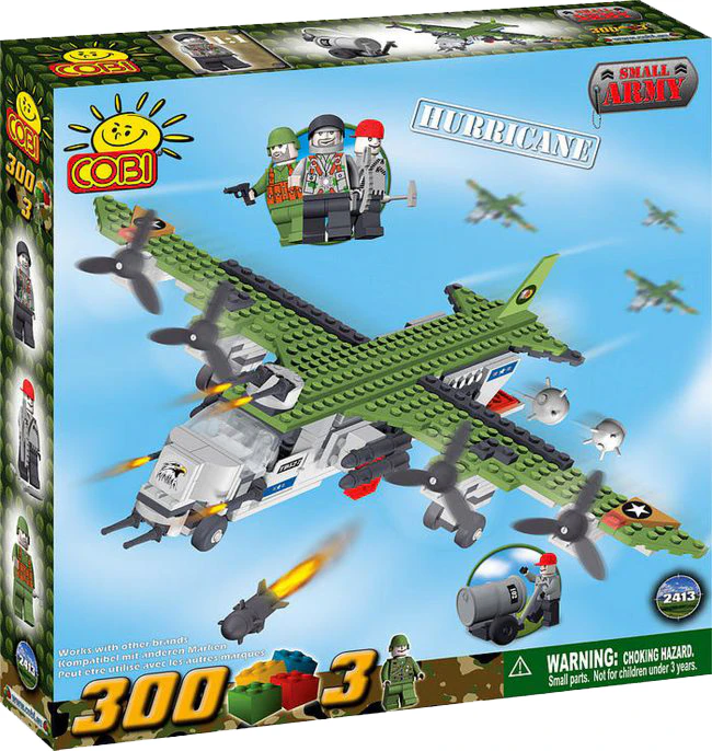 Small Army - 300 Piece Aircraft Hurricane Construction Set