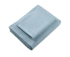 Wellington Quilt Cover Set (Soft Blue) - King