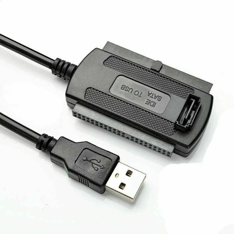 SATA/PATA/IDE to USB 2.0 Adapter Converter Cable for 2.5 3.5 Inch Hard Drive Disk HDD