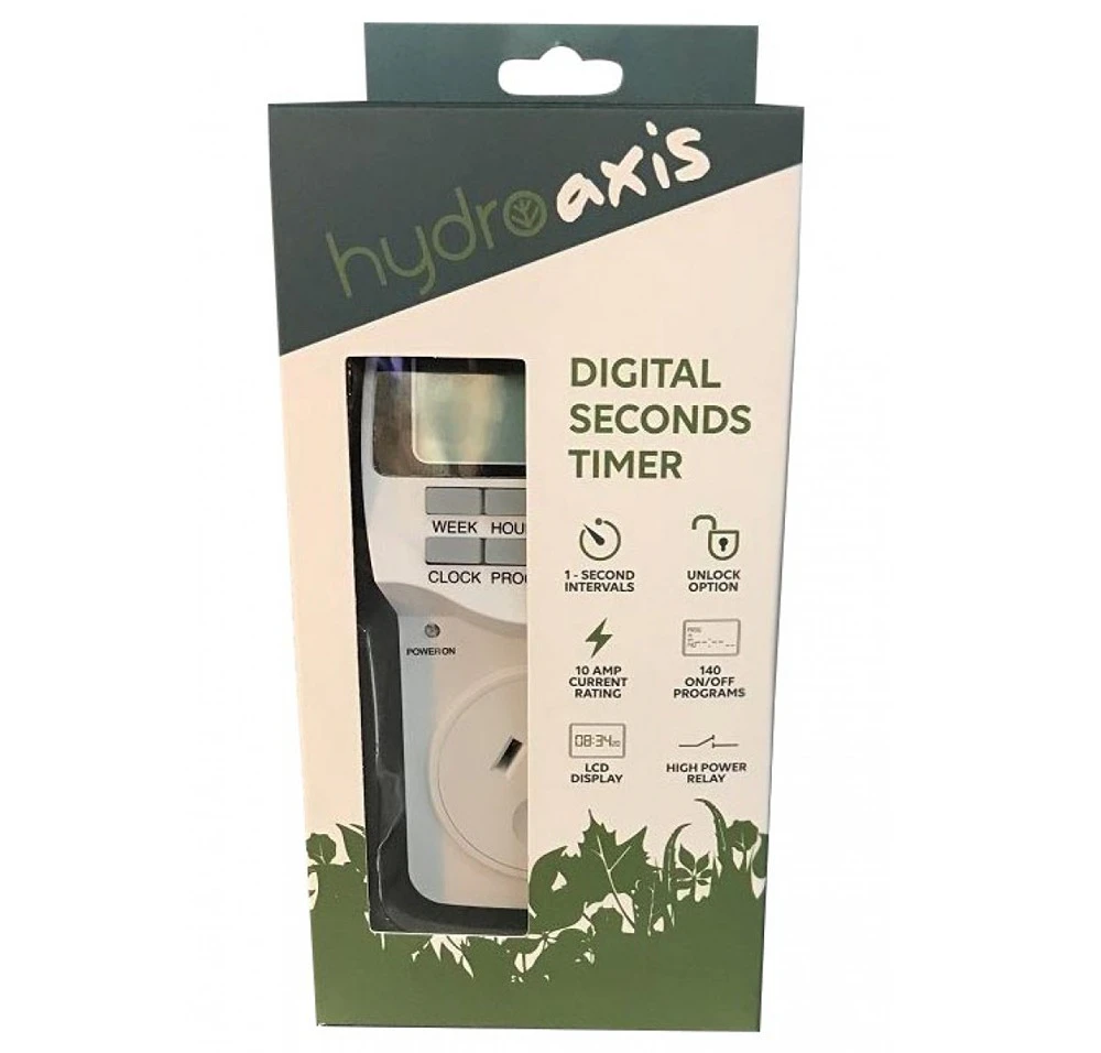 Hydro Axis Digital Seconds Timer