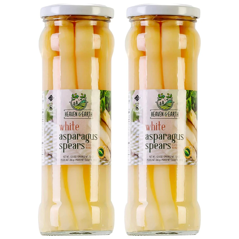 Heaven & Earth White Asparagus Spears 355g x 2