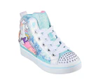 Skechers Girls' Twinkle Toes: Twi-Lites 2.0 Enchanted Unicorn Sneakers - Blue/Multi