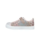 Skechers Girls' Twinkle Toes: Twinkle Sparks Sequin Flash Sneakers - Light Pink/Multi