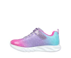 Skechers Girls' S-Lights Flicker Flash: Ombre Dreamer Sneakers - Pink/Multi