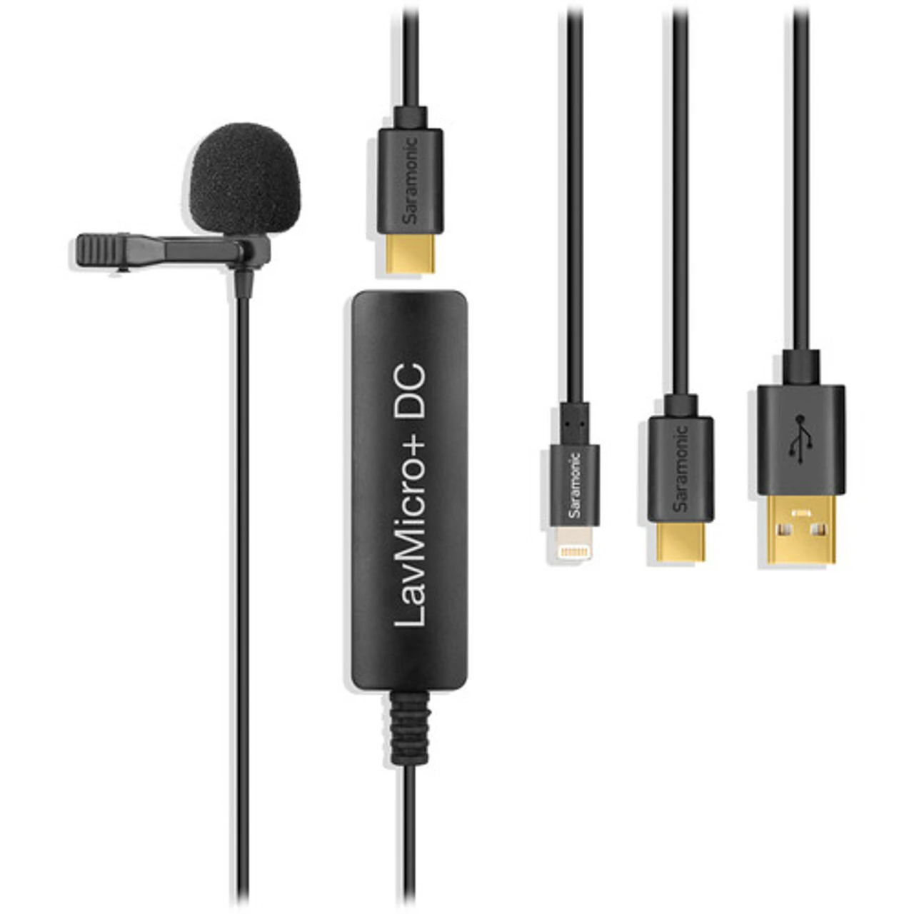 Saramonic Digital Lavalier Microphone 3.5mm Lapel Clip-on Mic For Smartphones PC