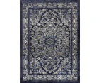 Arya Navy Blue Transitional Rug 240x330 cm