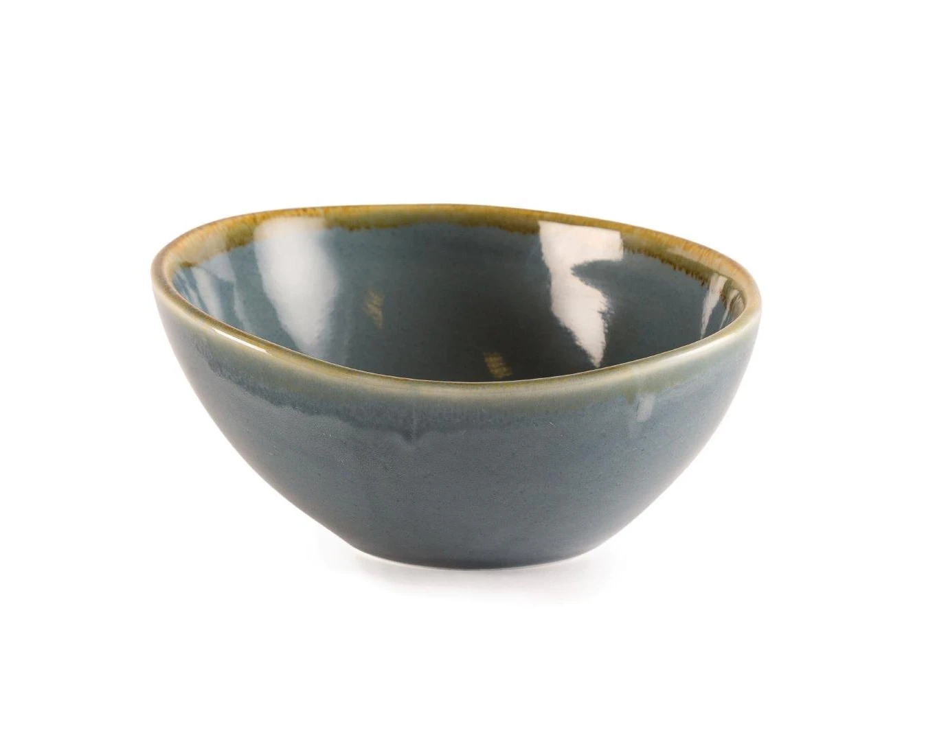 Olympia Kiln Bowl Ocean Hardwearing And Durable With Unique Finish- 165Mm