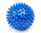 Pvc Hedgehog Fitness Ball Sports Recovery Massage Back Arm Legs Feet Blue