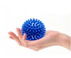 Pvc Hedgehog Fitness Ball Sports Recovery Massage Back Arm Legs Feet Blue