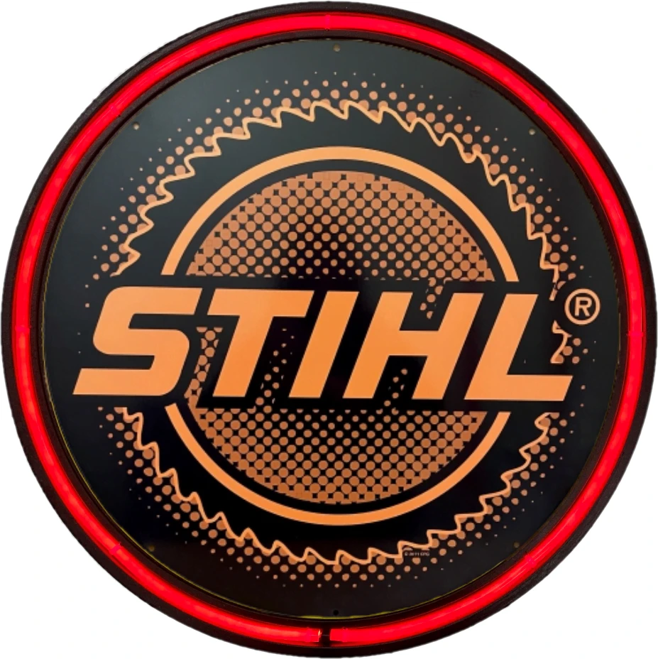 LARGE STIHL Bar Garage Wall Light Sign RED Neon