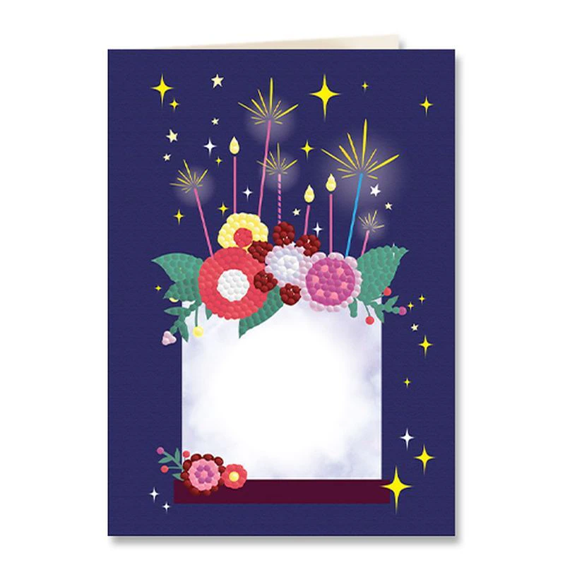 Personalised HAPPY BIRTHDAY Diamond Dotz Greeting Card Kit 12.6 x 17.7cm