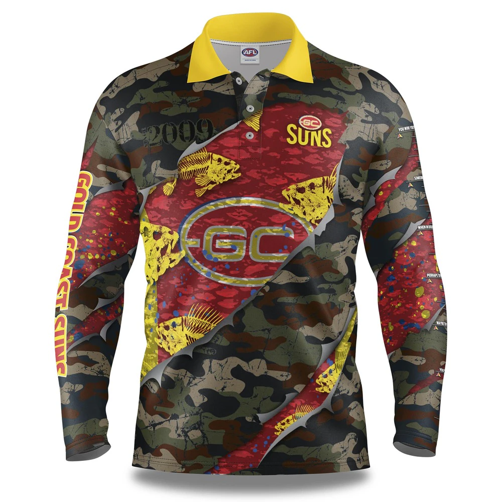 Gold Coast Suns Bones Fishing Shirt