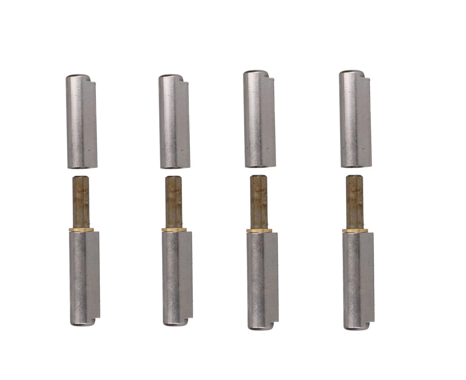 AB Tools Lift Off Bullet Hinge Weld On Brass Bush 18x135mm Heavy Duty Door Hatch 4PK