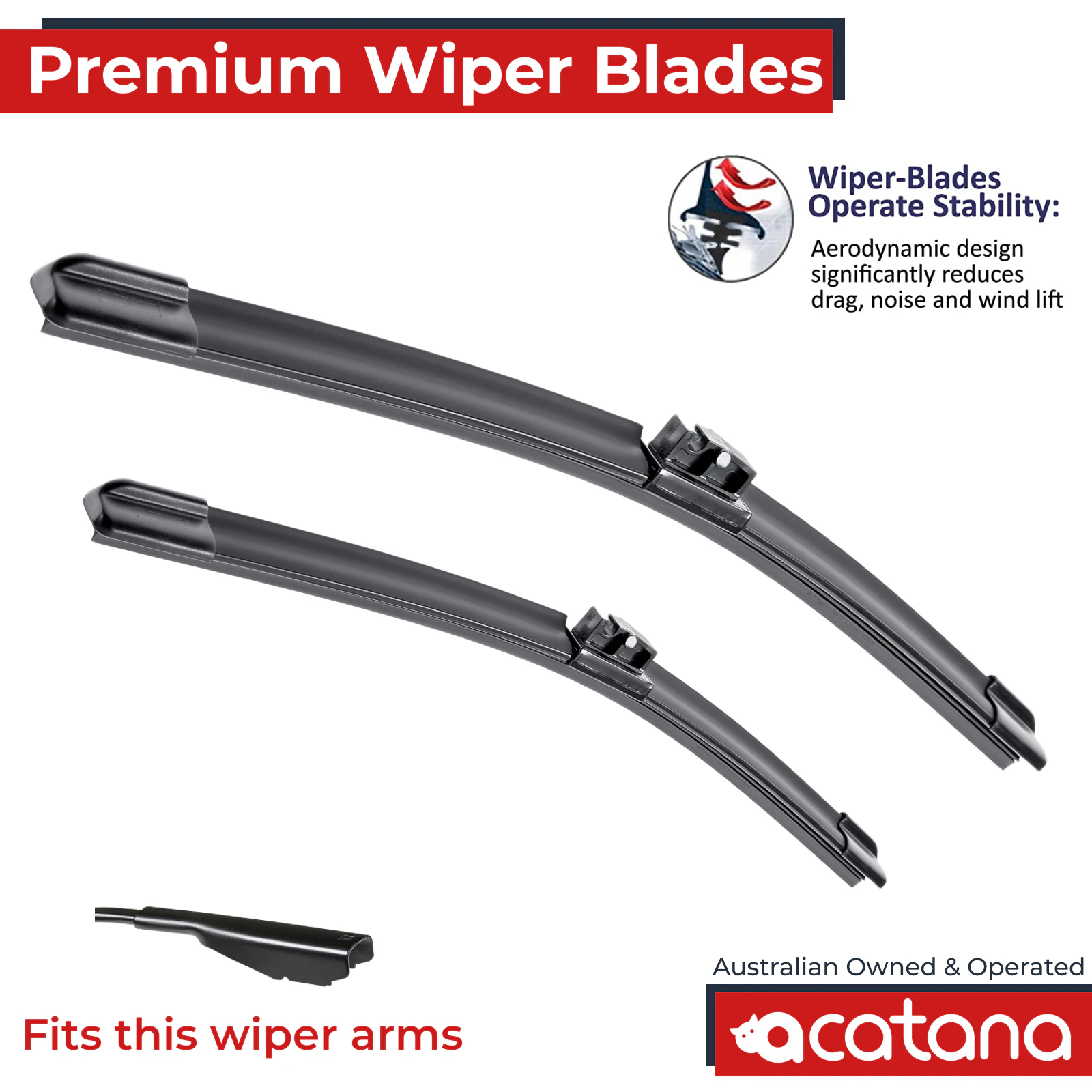 Front Wiper Blades for Holden Colorado RG 2012 - 2020 22" + 18" Windscreen