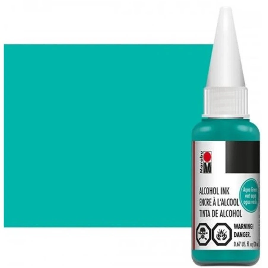 Marabu Alcohol Ink 20ml - Aqua Green