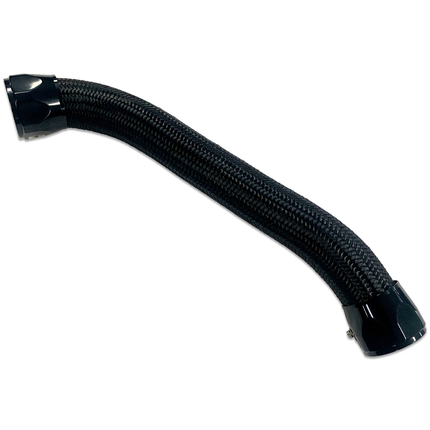 Black Braided Top Radiator Hose Black Ends for Ford Cleveland V8 XW XY 302 351