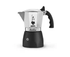 BIALETTI BLACK BRIKKA - STOVE TOP (2 CUP)