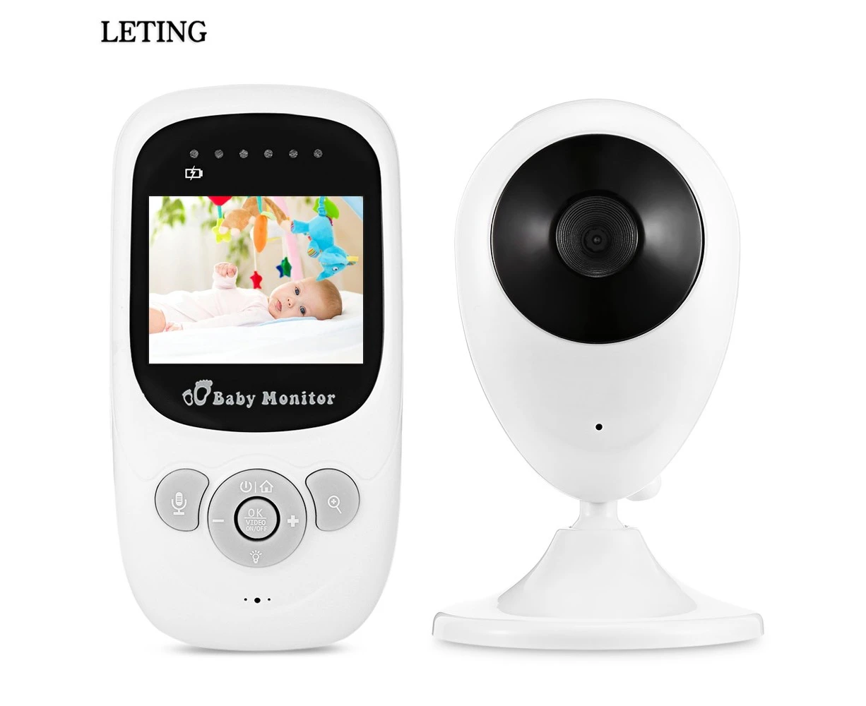 SP880 Digital 2.4 inch Wireless LCD Baby Video Monitor with Night Vision  - White