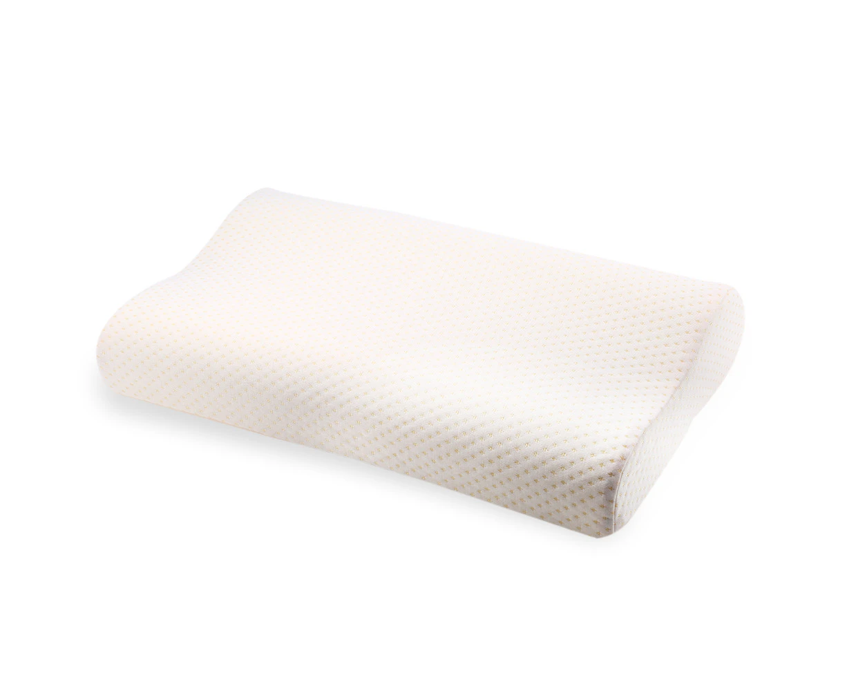 Knitting Slow Rebound Memory Foam Neck Pillow-White