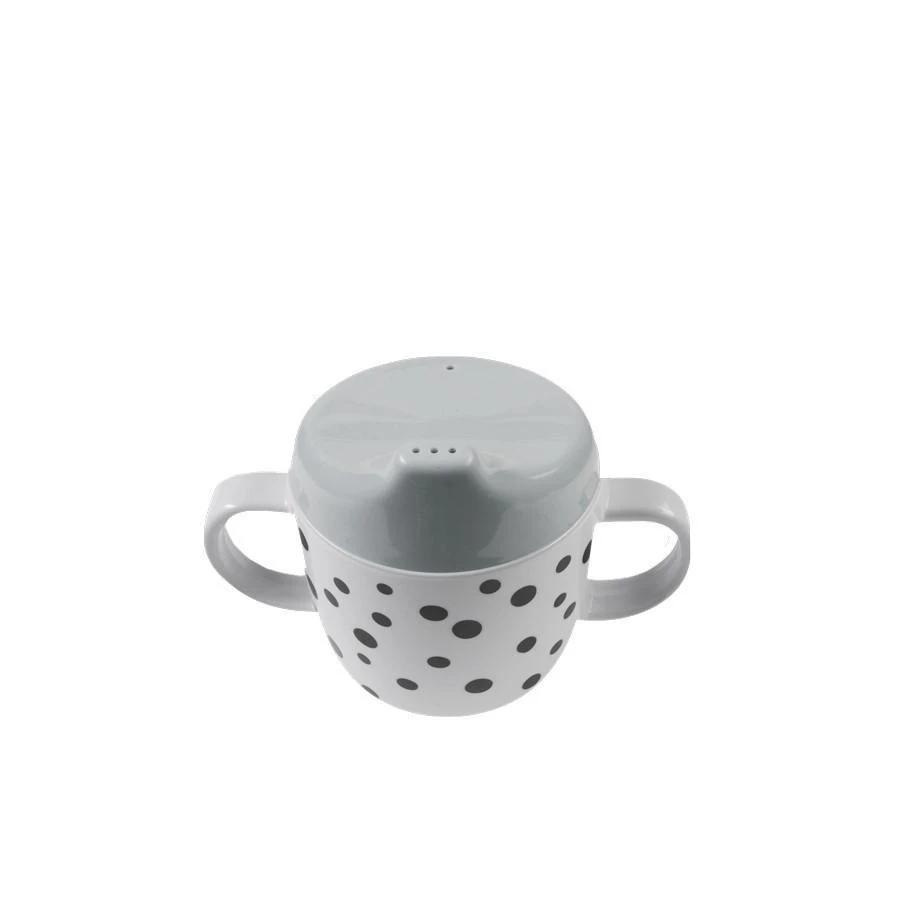 Done By Deer Happy Dots Spout Cup Grey