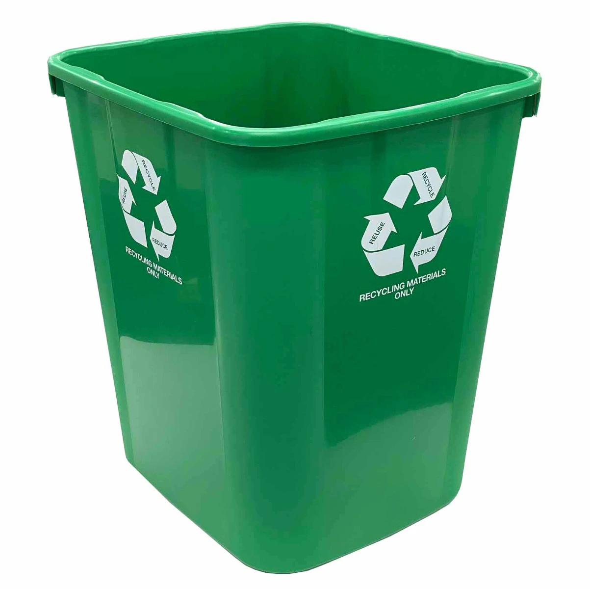 Plastic Green Recycling Waste Bin 32L