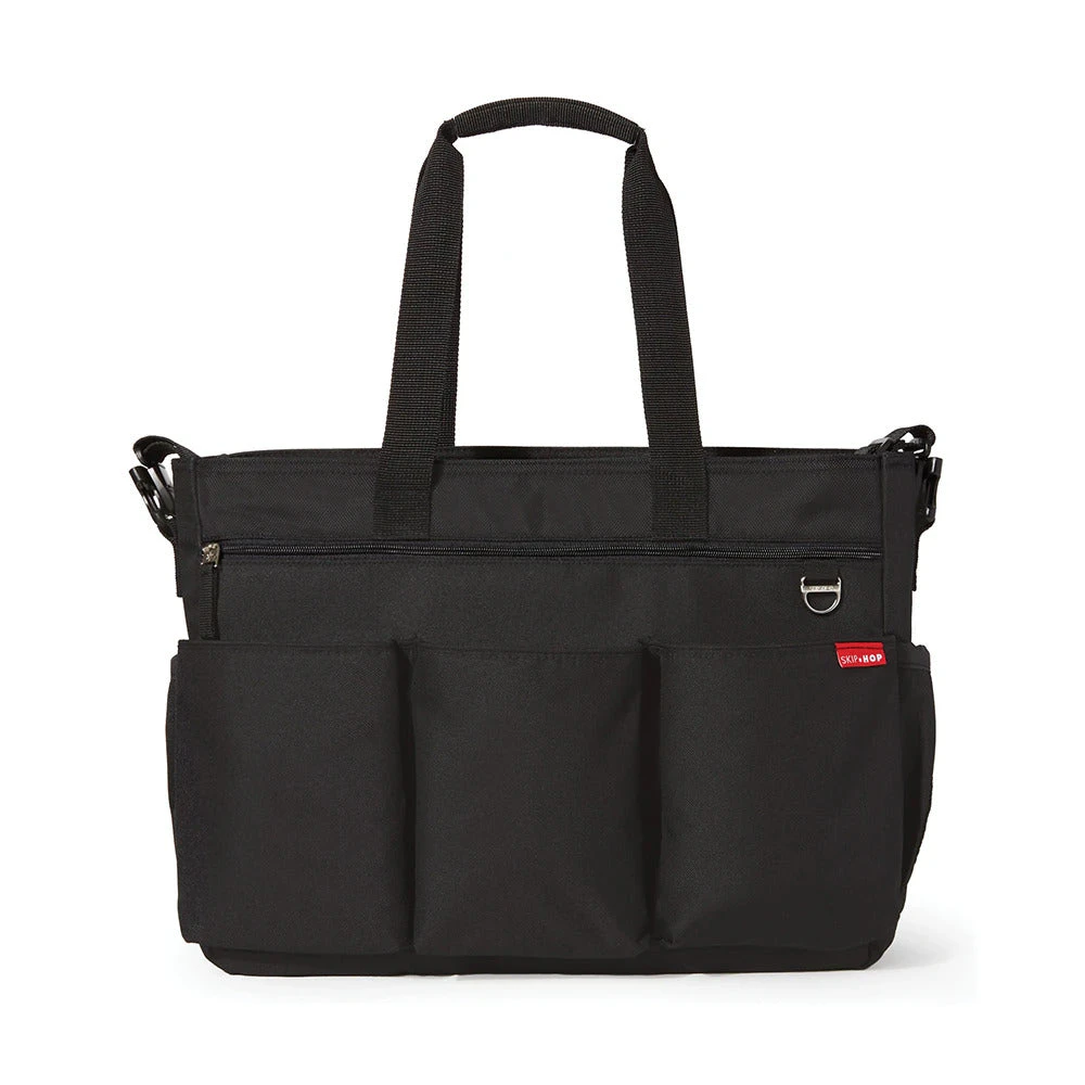 Skip Hop Duo Double Signature Diaper Bag - Black